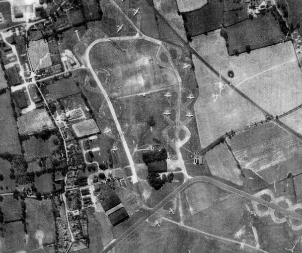 The south of RAF Watton in 1954 - this is the area that was used by the 3rd SAD