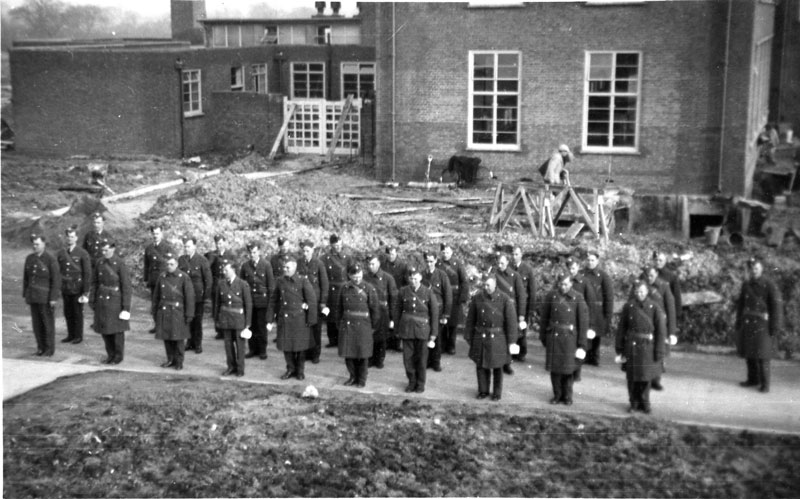 I believe this to be a 'parade' out side the Airman's Mess around October or November 1940 