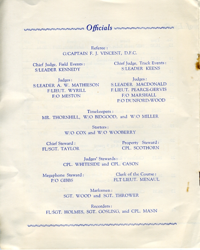 Sports Day Programme, 28th June 1939  Page 6