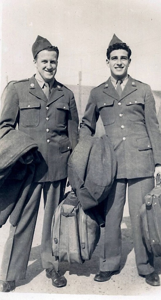 Ray Dorman and unknown buddy Watton 1945Ray Dorman and Sam Weiner Watton 1945